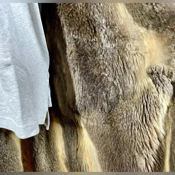 Vintage 1950s | Hand-sewn Genuine Fur Trench Coat | Women’s Small to Medium - Picture 11 of 14